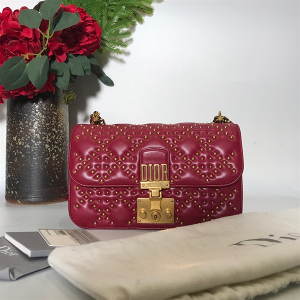 Túi Dior đỏ hột vàng KG+