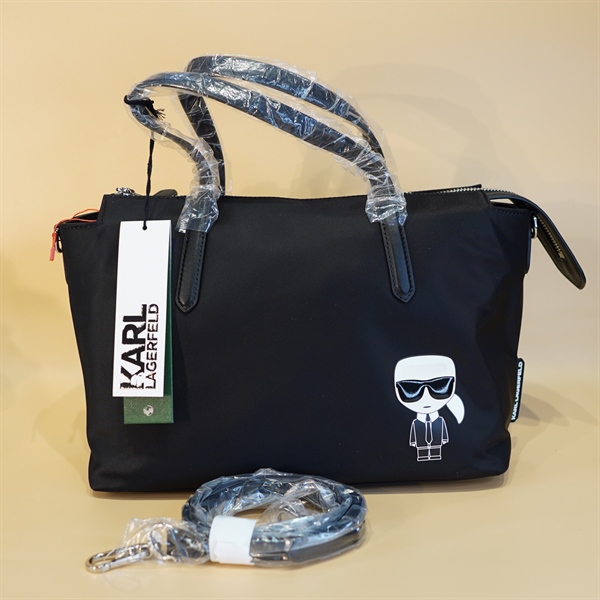 Túi Đeo Chéo Karl Lagerfeld Đen Hình NGười KG+