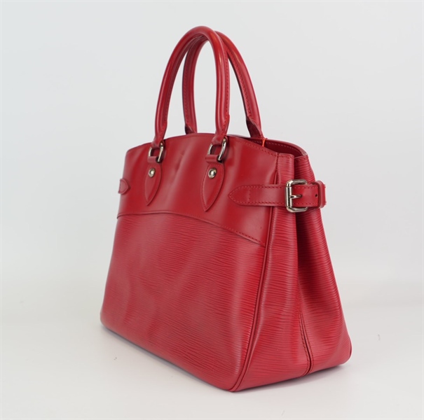 Túi LV xách tay vân đỏ 32cm +