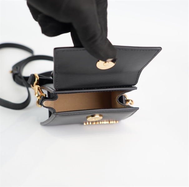 Túi Jacquemus đen sz mini KG+