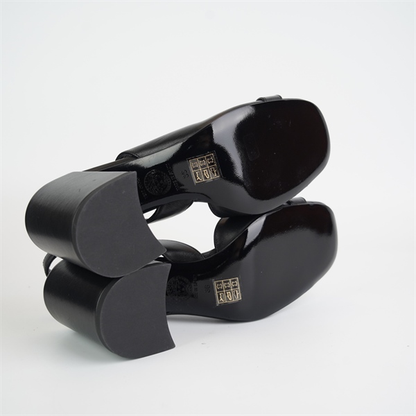 Giàu Versace đen gót vuông size 36 KG+