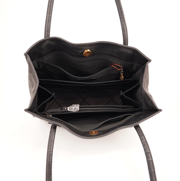 Túi Chanel tote đen (5294742) - có lót form sz29 KG+