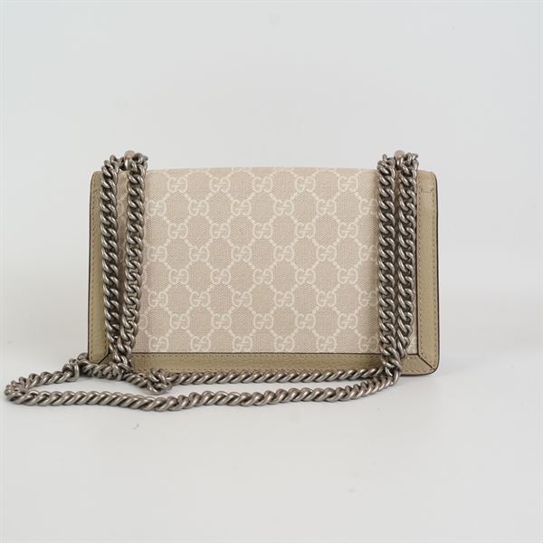 Túi GG đầu rồng màu nude KG+