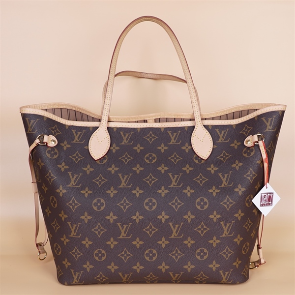 Túi LV Neverfull lòng kem không pound +