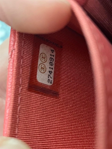 Ví Chanel Card Holder Hồng+