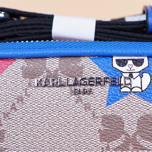 Túi CN Karl Lagerfeld Họa Tiết Viền Xanh KG+