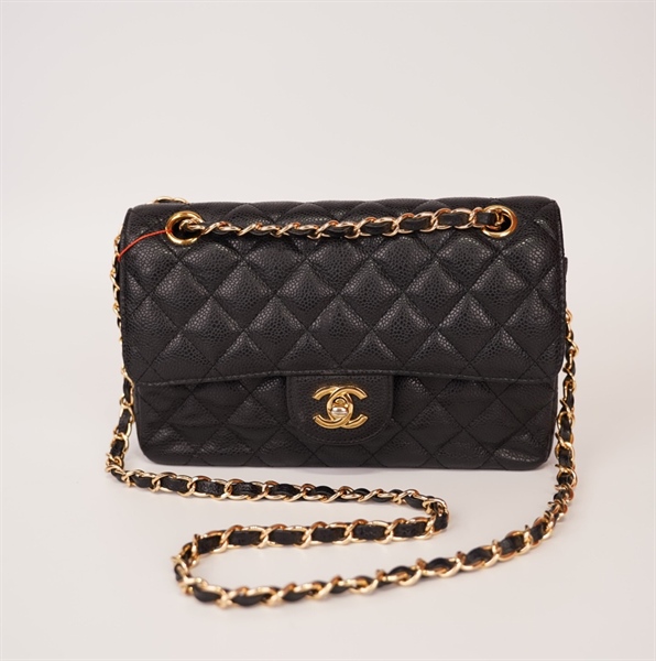 Túi Chanel hình chữ nhật khóa vàng lòng đỏ ++