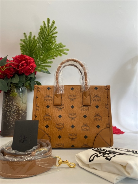 Túi xách MCM vàng KG+