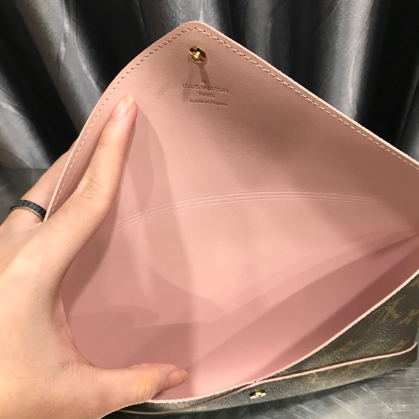 Túi LV lòng hồng xích vàng +