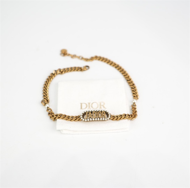 Dây chuyền Dior vàng đồng KG+