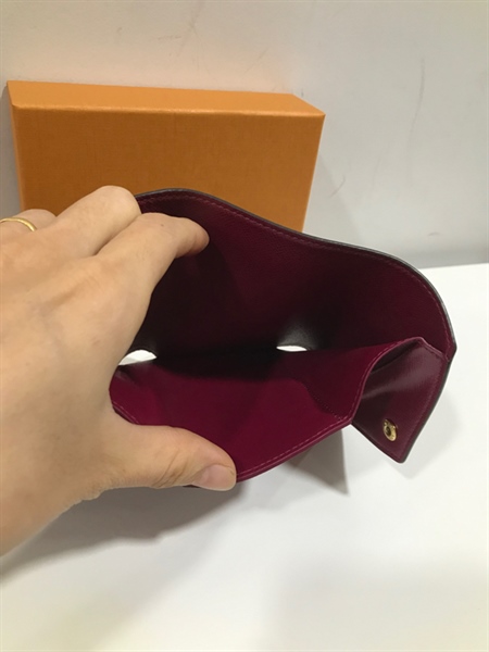 Ví LV Gập 3 Nút Đỏ+