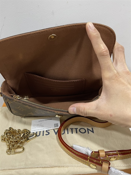 Túi LV Hoa Nâu Vàng+