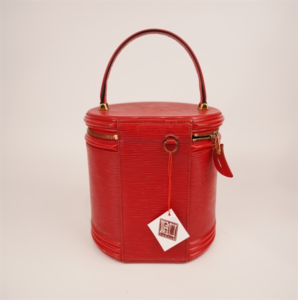 Túi trụ LV vân đỏ (SR0951) +