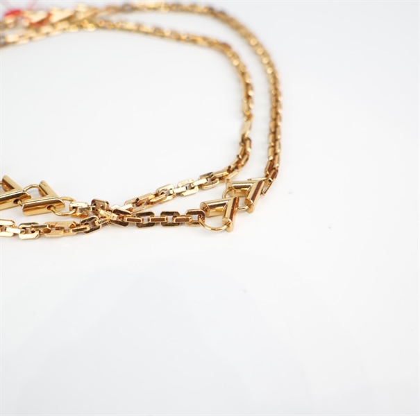 Dây chuyền LV vàng dài KG+