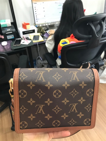 Túi LV Dolphine Nâu Vàng+