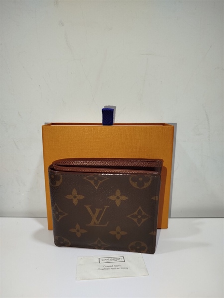 Ví LV Gập 2 Lòng Nâu+