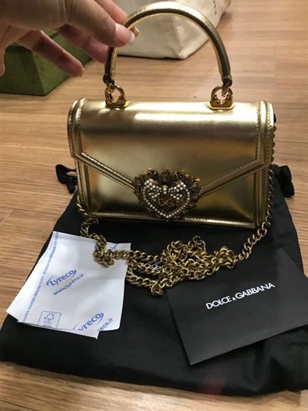 Túi xách D&G vàng +