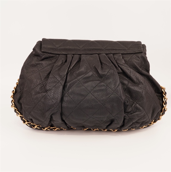 Túi Chanel bầu dục viền xích vàng++