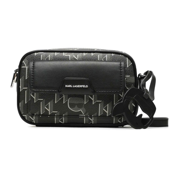 Túi Karl Lagerfeld Shoulder Đen Monogram KG +