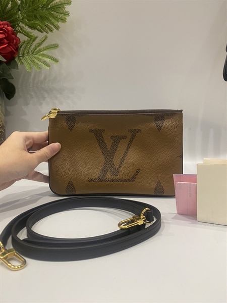 Túi LV nâu 2 mặt KG+