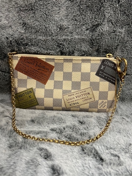 Túi LV trắng hình tem KG+