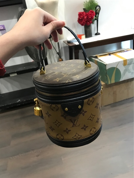 Túi LV Cannes hoa nâu