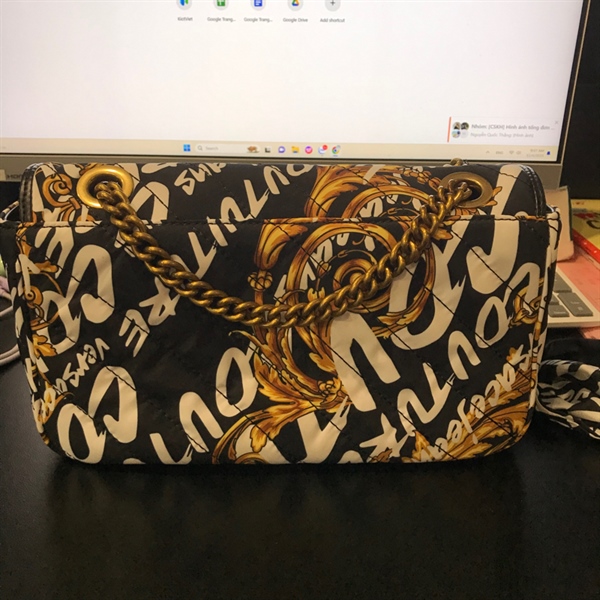 Túi Versace vải dù KG+