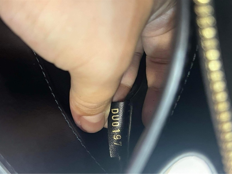 Túi tote LV Đen Phối Vàng Đồng KG+