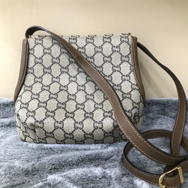 Túi Đeo CHéo GG Xám Nâu KG+