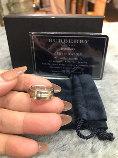 Nhẫn nữ BBR viền vàng KG+