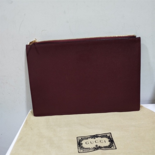 Túi Clutch GG Đỏ Mận+