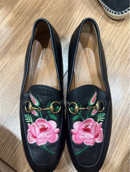Giày GG hoa hồng +