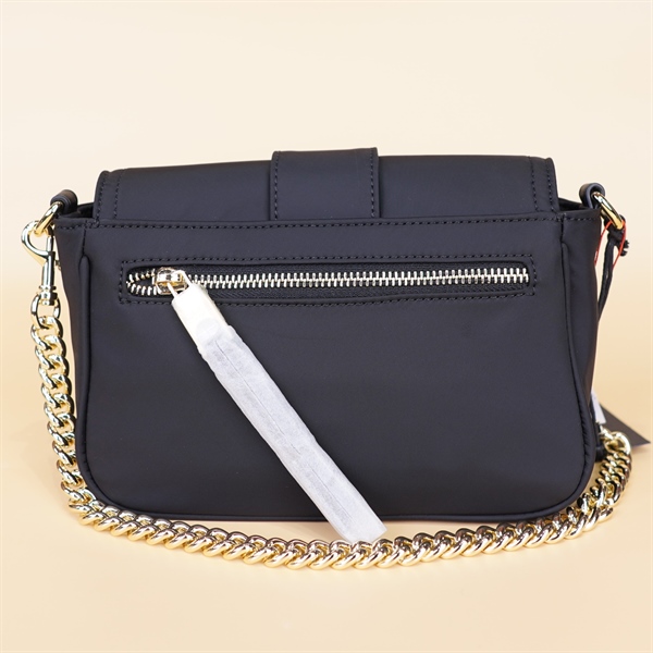 Túi vuông Versace đen vải dù 20cm KG+