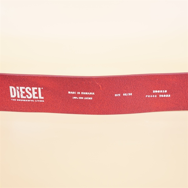 Thắt lưng Diesel đỏ +
