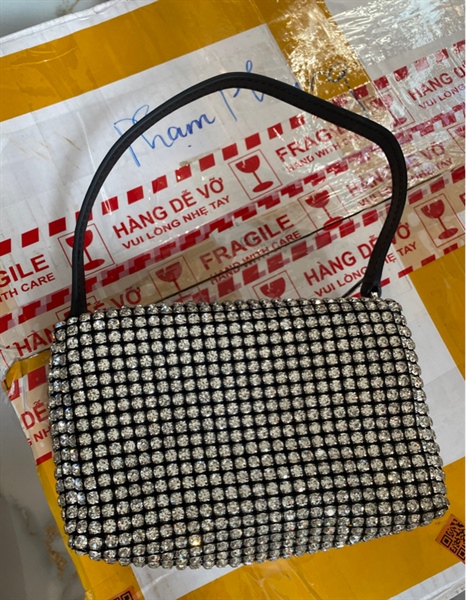 Túi Alexander Wang bạc KG+