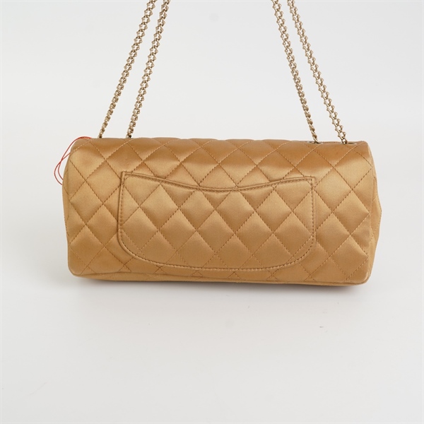 Túi Chanel màu vàng đồng logo đính đá size 25 KG+