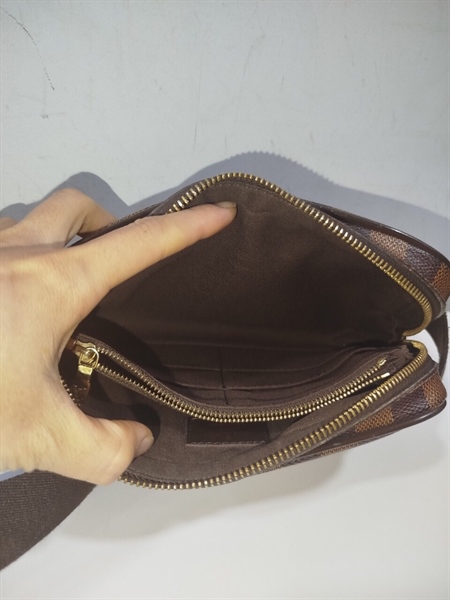 Túi LV Ô Vuông Nâu Vàng+