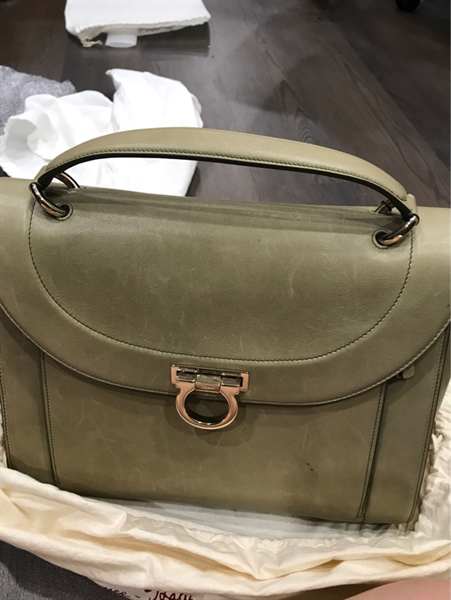 Túi Salvatone xanh rêu KG+