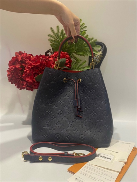 Túi LV đỏ xanh đen rút KG+