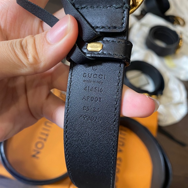 Thắt lưng Gucci 85*34 mới KG+ 493075