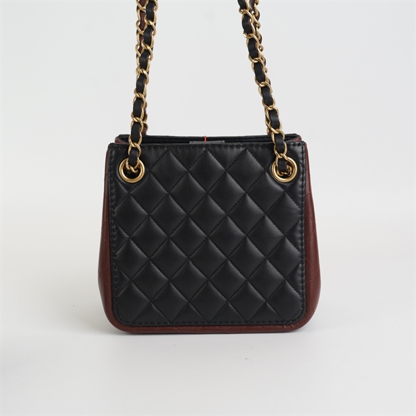 Túi Chanel đen phối nâu KG+