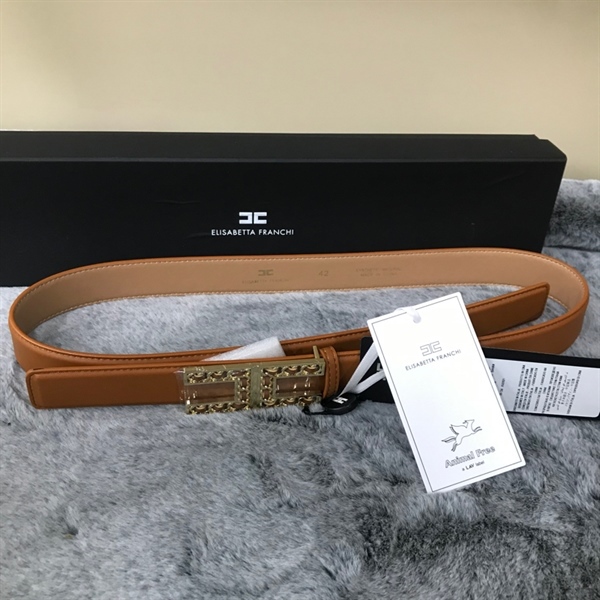 Thắt lưng Elisabetta Franchi màu nâu KG+