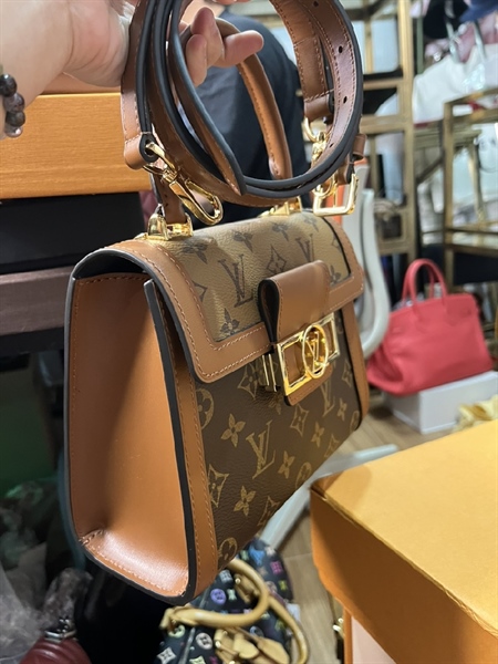 Túi LV Dolphine Nâu Vàng+