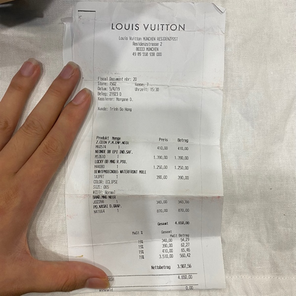 Túi LV xanh biển KG+