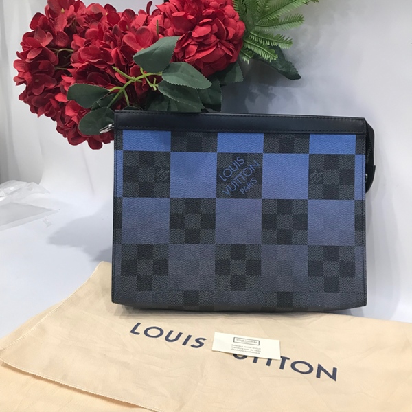 Túi LV xanh đen KG+