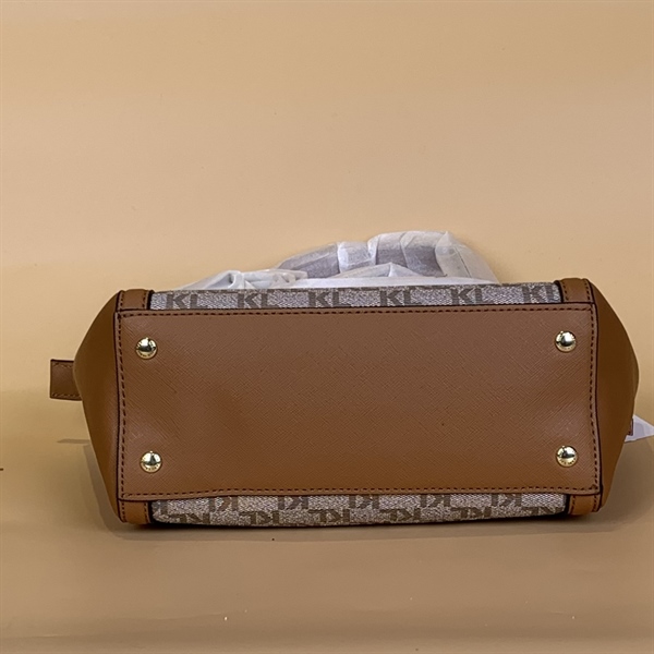 Túi Karl Lagerfeld Vàng Xám Kèm Charm KG+