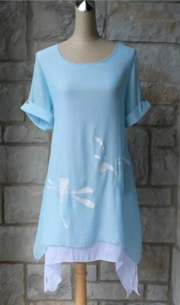 Đầm xanh dương KG+