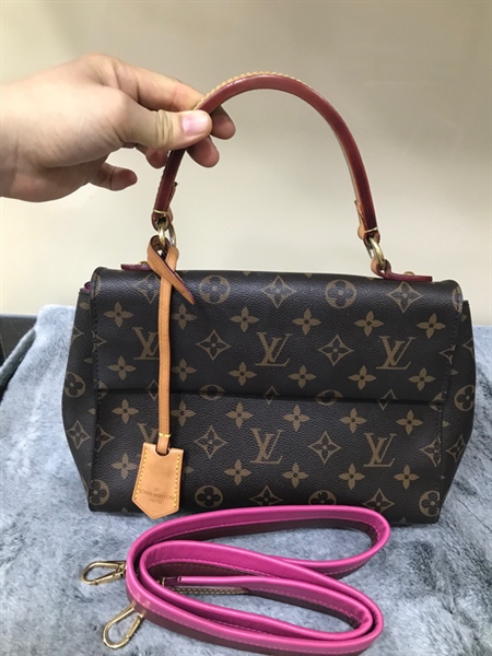 Túi LV Cluny Hoa Nâu lòng Hồng+