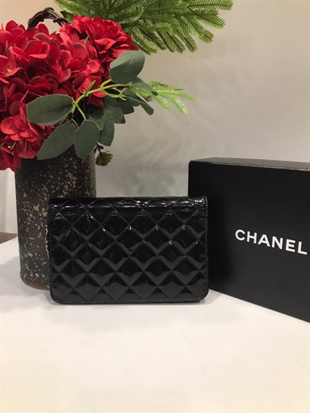 Túi CC đen bóng KG+