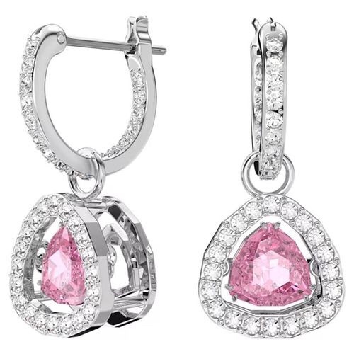 Bông tai đá hồng KG+